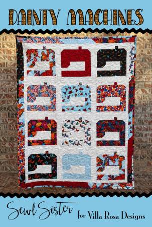 Dainty Machines Quilt Pattern card