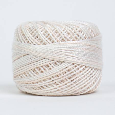 Eleganza 8wt 5-Gram Variegated Perle Cotton Ball 42yd Pastel Peach