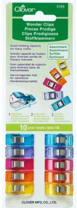 Wonder Clips Assorted Colors 10pc