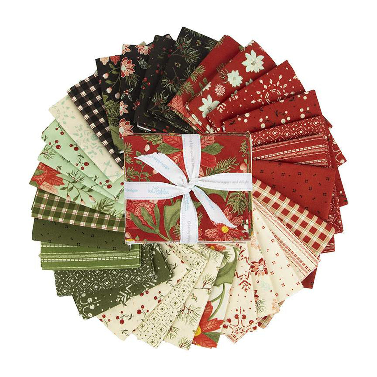 This Fat Quarter precut bundle includes 30 pieces from the Adel in Winter collection by Sandy Gervais for Riley Blake Designs. CH12269-MULTI and C610 Texture basics are not included in the bundle. 100% cotton Width: 18" x 22"