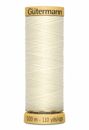 Cotton 50 100m/110 yds Solid Ivory
