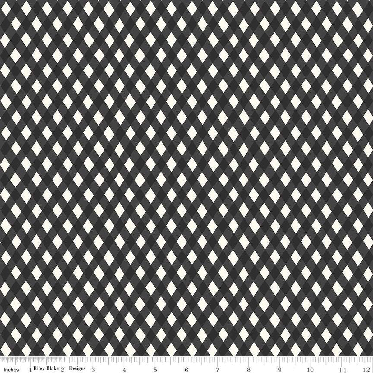 Honey Bee Plaid Black