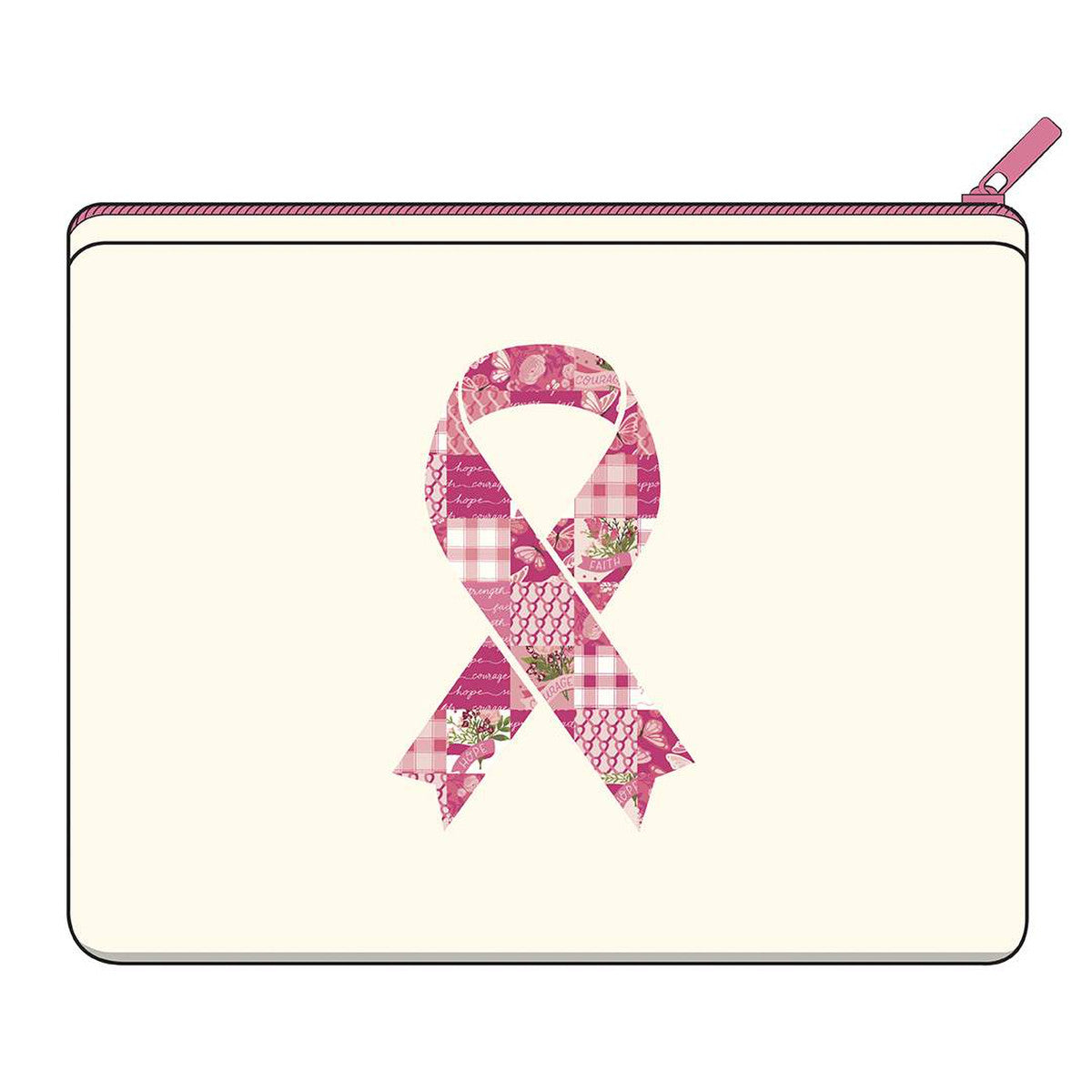 Hope in Bloom Large Canvas Bag Ribbon