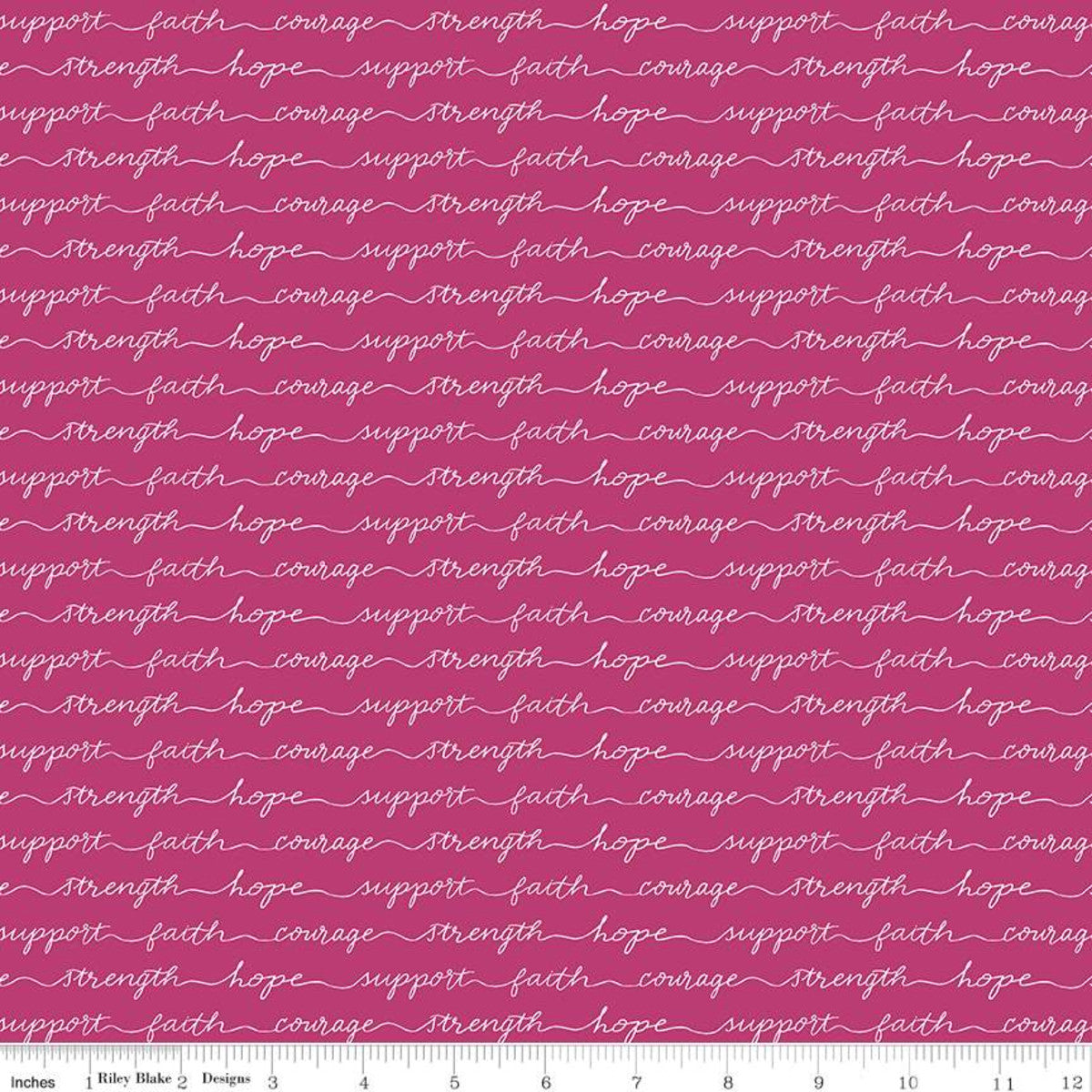 Hope in Bloom Words of Support Hot Pink