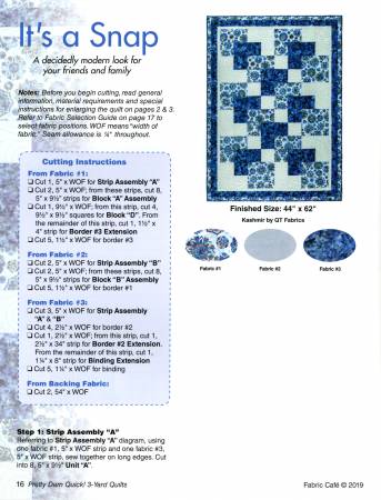 Pretty Darn Quick 3-Yard Quilts book