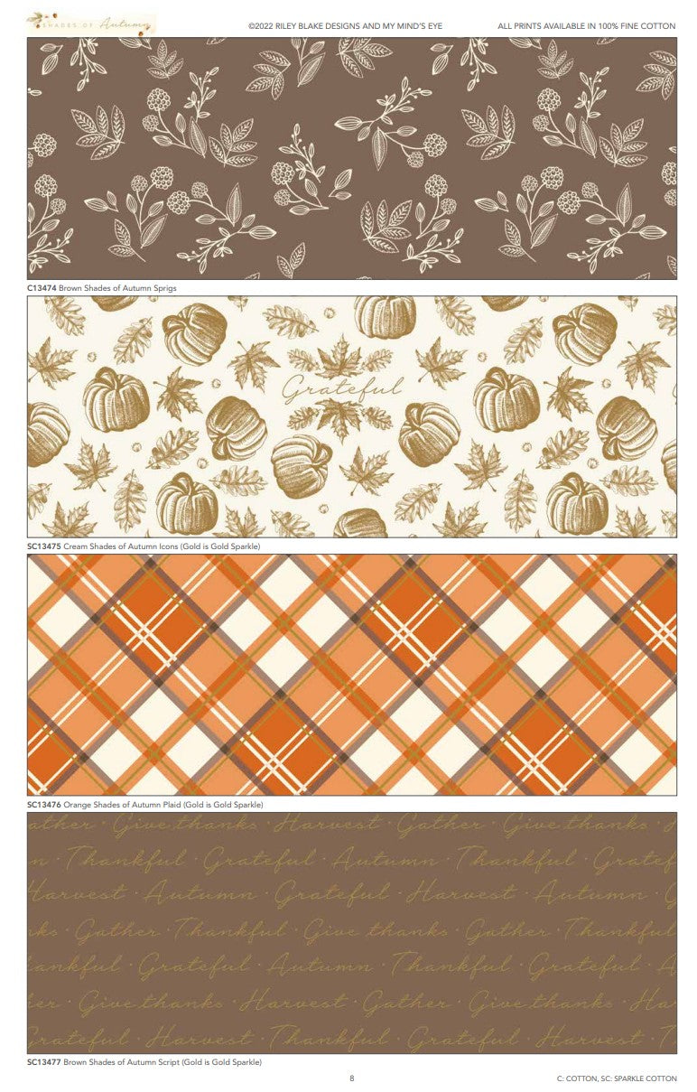 Shades of Autumn 5" Stacker
