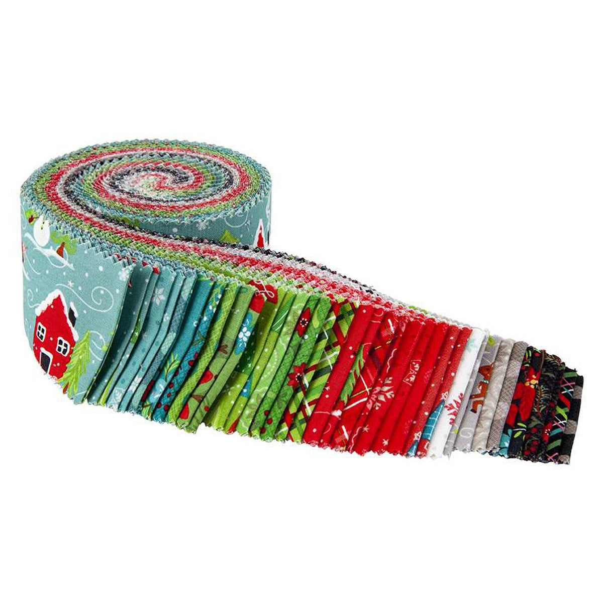 This 2 1/2" Rolie Polie precut bundle includes 40 pieces from the Indigo Garden collection by Heather Peterson for Riley Blake Designs. Each print will be included 1-2 times in the bundle. 100% cotton Width: 2 1/2" Strips