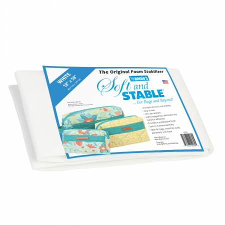 Use in place of batting or other stabilizers in purses, bags, totes and more. Great lasting body and stability. Lightweight, maintains shape, gives a professional finish to your project! The only foam with fabric on BOTH sides. Washer and dryer safe. Measures 18in x 58in x .175in thick Non-Woven Sew-In Weight: Lightweight Single Sided Washing/Drying instructions: Washer and dryer safe