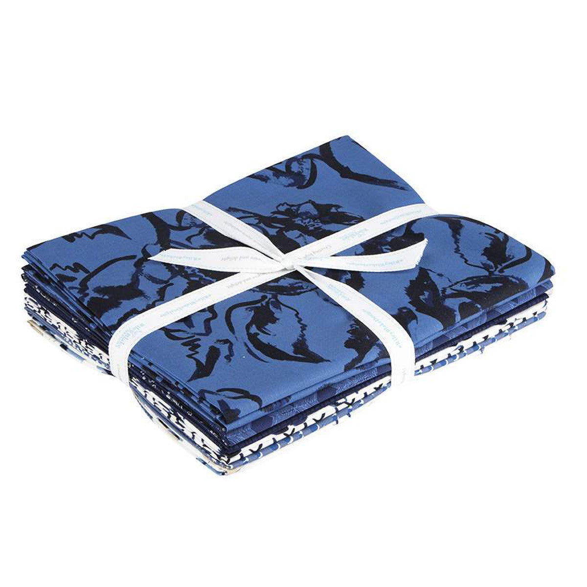 This 1-Yard precut bundle includes a 1-yard piece of each print in the blue colorway (C11320-BLUE, C11321-WHITE, C11322-NAVY, C11323-NAVY, C11324-NAVY, C11325-BLUE, C11326-WHITE, C11327-COASTAL, CH11328-CALM) from the Water Mark collection by Tammie Green for Riley Blake Designs for a total of 9 yards. 100% cotton Width: 43"/44"