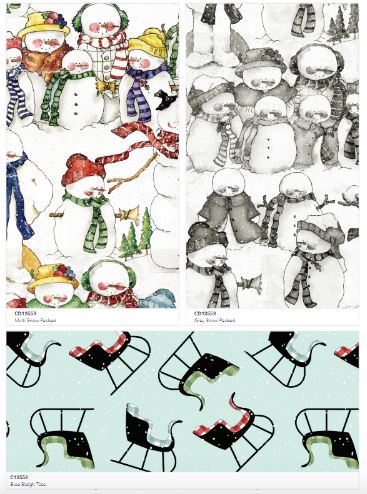 This Fat Quarter precut bundle includes 41 pieces from the White as Snow collection by J. Wecker Frisch for Riley Blake Designs. 100% cotton Width: 18" x 22"