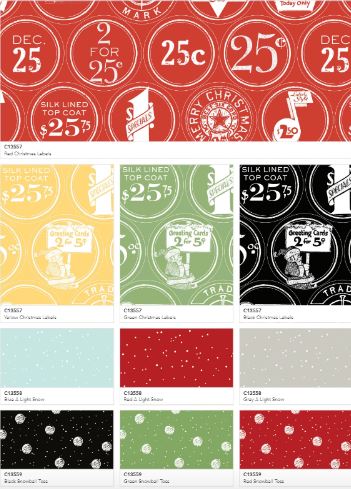 This Fat Quarter precut bundle includes 41 pieces from the White as Snow collection by J. Wecker Frisch for Riley Blake Designs. 100% cotton Width: 18" x 22"