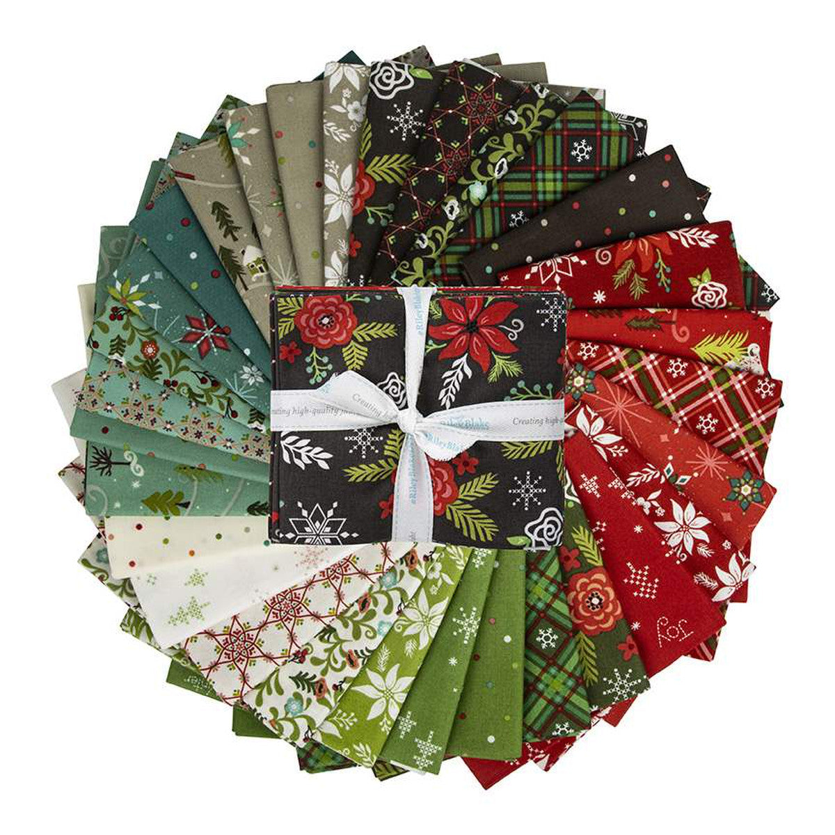 This Fat Quarter precut bundle includes 30 pieces from the Winter Wonder collection by Heather Peterson for Riley Blake Designs. 100% cotton Width: 18" x 22"