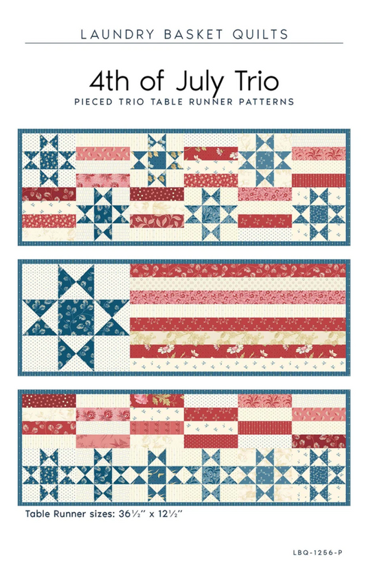 4th of July Trio Table Runner Pattern