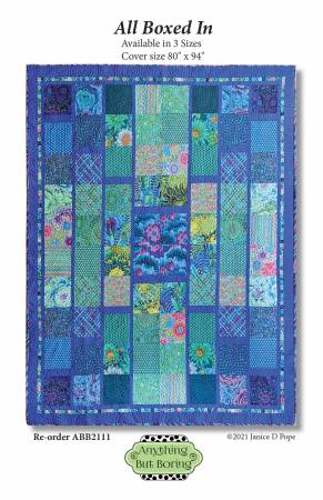 Boxed In Quilt Pattern All Boxed In Quilt Pattern – Shenanigans Quilt Shop