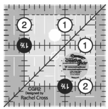 Creative Grids Quilt Ruler 2-1/2in Square