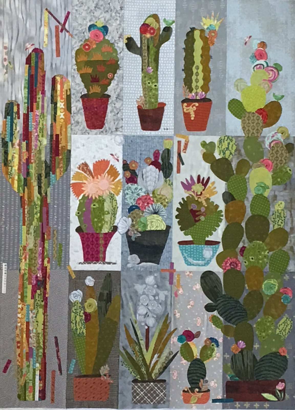 Collage Cactus Sampler Pattern