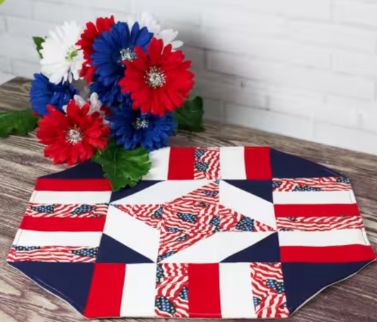 Easy Patriotic Table Topper Pattern