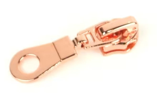 Four Donut Zipper Pulls Rose Gold