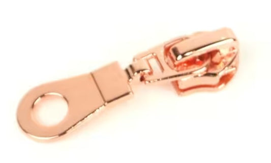 Four Donut Zipper Pulls Rose Gold