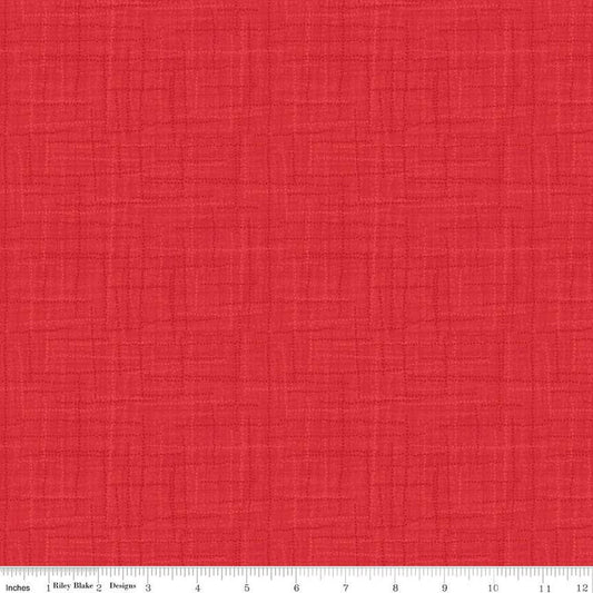 Grasscloth Cottons Red