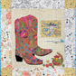 Her Boots Collage Quilt Pattern