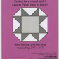 One Big Star table topper pattern card