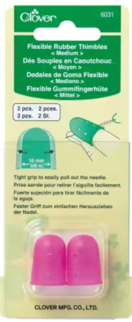 Flexible Rubber Thimble Medium 2 pcs