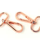 Two Swivel Hooks 1" Rose Gold