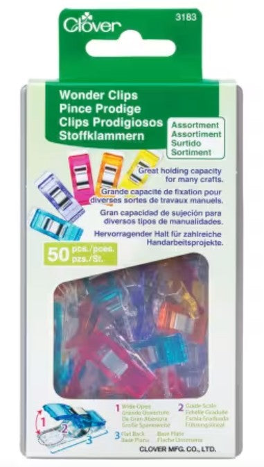 Wonder Clips Assorted Colors 50pc