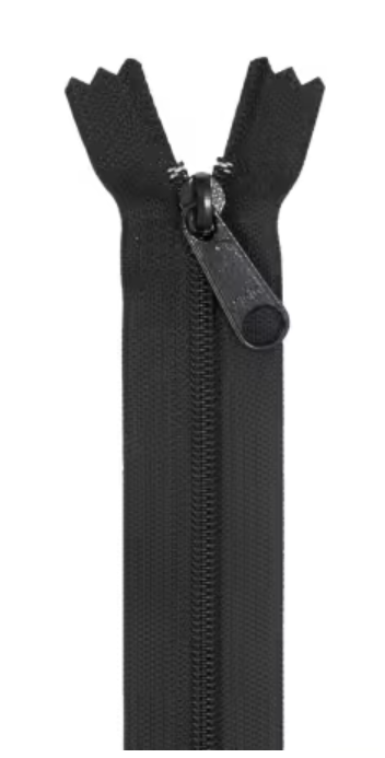 Handbag Zipper 24in Black