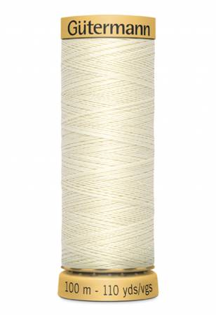 Cotton 50 100m/110 yds Solid Ivory