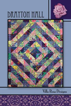 Quilt pattern using Fat Quarters.  Finished size: 63" X 77"