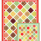 Hazel and Bloom is a Layer Cake or Charm Pack friendly pattern that is perfect to showcase your favorite collections. Layer Cake version blocks finish at 7in to make a 76in x 90in quilt. Charm pack version blocks finish at 4-1/2in to make a 50in x 59in quilt.