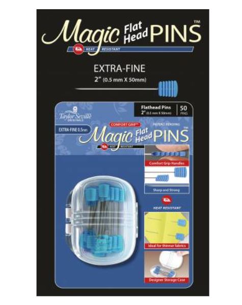 Magic Pins Flat Head Extra Fine 50pc