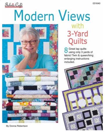 Instructions for 8 great lap quilts using only 3 yards of fabric! 3 sizes, Lap, Twin and King/Queen.  Pages: 25 Author: Donna Robertson Publish Date: 2020 Dimensions: 11in x 0.1in x 8.5in Softcover