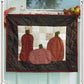 Small item that can be used as a wall hanging or place mat for the fall season. pattern also includes bonus for a silverware holder to adorn your table setting  Printed Paper Pattern Final Product: Placemat, Table Runner or Table Topper Finished Size: 16in x 20in Technique: Applique Templates included: Yes - Paper Templates Skill Level: Beginner