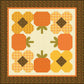 The Pumpkin Parade Runner and Quilt by Sandy Gervais of Pieces from My Heart are quick and easy piecing. You can choose to put faces on the pumpkins or not. This pattern includes instructions for both a quilt and a runner. Finished quilt size is 60" x 60". Finished runner size is 20" x 80".