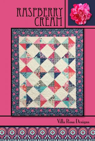 Raspberry Cream Quilt Pattern card