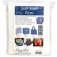 Packaged yardage of our firm, flexible, sew-in, dense interfacing. Great for bags, bins, crafts, table runners and placemats. Will make one large bag front, back, handles, and bottom support. Includes directions to make sew-in bag support, replacing our Bag-E-Bottoms products. Equals eight 10in squares. Size 20in x 40in  Non-Woven Sew-In Weight: Medium Single Sided Washing/Drying instructions: Machine wash, dry low.