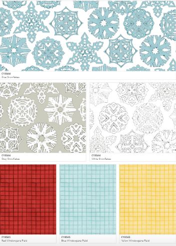 This Fat Quarter precut bundle includes 41 pieces from the White as Snow collection by J. Wecker Frisch for Riley Blake Designs.  100% cotton  Width: 18" x 22"