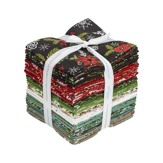 This Fat Quarter precut bundle includes 30 pieces from the Winter Wonder collection by Heather Peterson for Riley Blake Designs.  100% cotton  Width: 18" x 22"