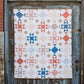 First appearing on the cover of 'Love, Patchwork and Quilting,' this pattern is made of 2 different alternating blocks. It a perfect scrappy quilt and can be made in 3 sizes: Baby, Throw, and Queen.