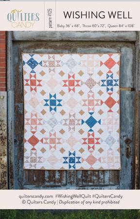 First appearing on the cover of 'Love, Patchwork and Quilting,' this pattern is made of 2 different alternating blocks. It a perfect scrappy quilt and can be made in 3 sizes: Baby, Throw, and Queen.